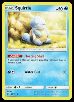 Squirtle 22/181 Common Team Up Pokemon Card - Image 1