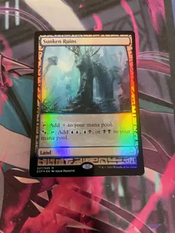 MTG - SUNKEN RUINS - ZENDIKAR EXPEDITIONS - FOIL - MYTHIC - LP - Image 1