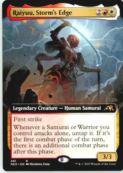 Raiyuu, Storm's Edge (Extended Art) 491 Rare Kamigawa: Neon Dynasty Near Mint - Image 2