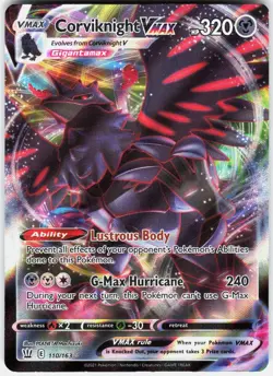 Corviknight VMAX 110/163 Holo VMAX Rare Battle Styles Pokemon Holo Near Mint - Image 1