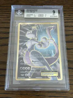 Pokemon Mewtwo EX 103/108 Evolutions Full Art Holo Ultra Rare BGS 9 (2016) - Image 1