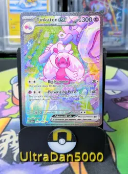 Pokemon TCG Tinkaton EX Holo Card Paldea Evolved, Special Illustration, 262/193 - Image 1