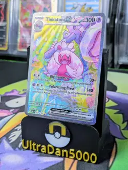 Pokemon TCG Tinkaton EX Holo Card Paldea Evolved, Special Illustration, 262/193 - Image 2