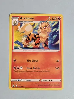 2021 Arcanine 33/264 - Rare - Fusion Strike - NM/MINT Pokemon TCG - Image 1