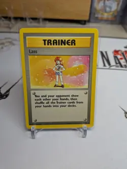Trainer Lass 075/102 Rare Base Set Pokemon Unlimited - Image 1