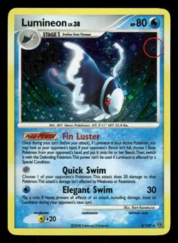 Lumineon 4/100 Stormfront SF Holo MP Swirl - Image 4