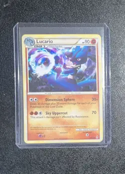 Pokemon TCG Lucario Call of Legends 14/95 Cracked Ice Holo Exclusive Rare 2011 - Image 1