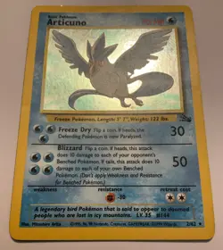 Articuno 2/62 Holo Fossil 1999 Pokemon TCG - Image 4