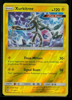 Pokemon XURKITREE 70/236 Unified Minds RARE Rev Holo - MINT - Image 1