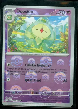 Pokemon DUOSION 038/086 - Black Bolt - Poke Ball Pattern - MINT - Image 1