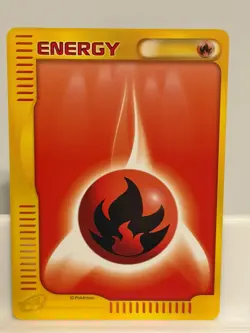 Fire Energy NEAR MINT E Series Pokemon Japanese - Image 2