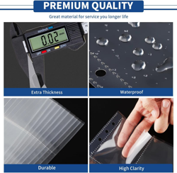 320 Pockets 6 Ring A5 Binder Inserts, Premium 4 Pocket Card Binder Sleeves, 2.5 - Image 3