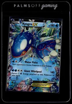 Kyogre EX 54/160 Primal Clash Rare EX Holo Pokemon - Image 1