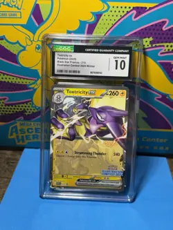 Pokemon Black Star Promo Toxtricity EX 2023-24 Illustration Contest #215 CGC 10 - Image 1