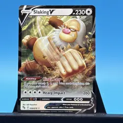 Pokemon TCG, Slaking V 058/078 - Pokemon GO - Image 1
