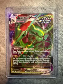 Pokemon TCG Rayquaza VMAX 111/203 Ultra Rare Holo Evolving Skies - Image 1