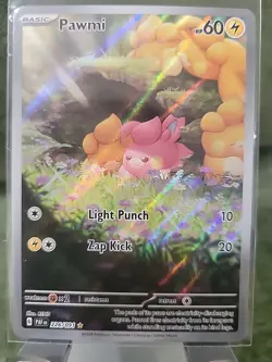 Pawmi 226/091 Illustration Rare Paldean Fates Pokemon Near Mint - Image 1