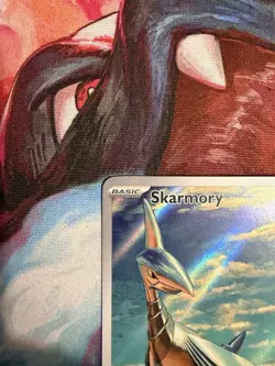 Pokemon Skarmory 209/191 Surging Sparks Illustration Rare Full Art Holo NM - Image 2