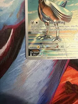 Pokemon Skarmory 209/191 Surging Sparks Illustration Rare Full Art Holo NM - Image 5