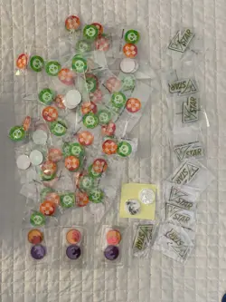 Pokemon TCG Accessories Lot 90+ Dice/Damage Counters/VSTAR Markers & More! - Image 2