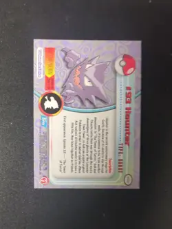 MP! Haunter #93 Blue Logo 1999 Pokemon Topps Series 2 Tv Animation Edition Holo - Image 2