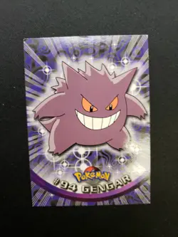 Topps Pokemon Gengar #94 2000 TV Animation Edition Non-Holo Blue Logo MP - Image 1