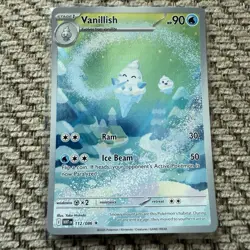 POKEMON TCG VANILLISH 112/086 ILLUSTRATION RARE SV: WHITE FLARE - Image 1