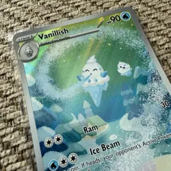POKEMON TCG VANILLISH 112/086 ILLUSTRATION RARE SV: WHITE FLARE - Image 3