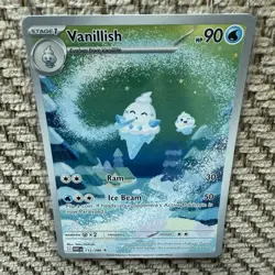POKEMON TCG VANILLISH 112/086 ILLUSTRATION RARE SV: WHITE FLARE - Image 4