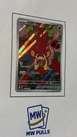 Pokemon Pansear 099/086 Sv: White Flare Illustration Rare Full Art Holo TCG - Image 2