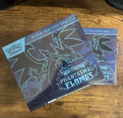 Lot of 2 Pokemon TCG Mega Evolution Phantasmal Flames ETB - New Sealed - Image 1