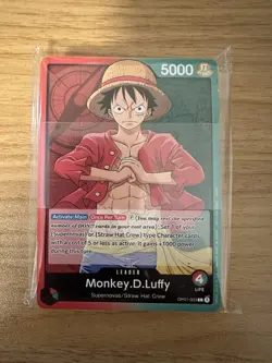 One Piece TCG Monkey D Luffy Pre-Errata Demo Deck Near Mint - Image 1
