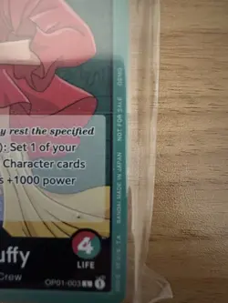 One Piece TCG Monkey D Luffy Pre-Errata Demo Deck Near Mint - Image 2