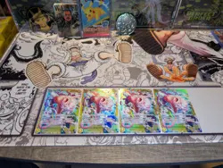 One Piece TCG Monkey D Luffy Gear 5 SEC EB04-061 Egghead Crisis Playset of 4 NM - Image 1