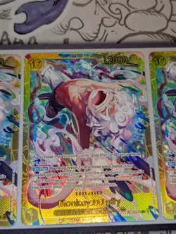 One Piece TCG Monkey D Luffy Gear 5 SEC EB04-061 Egghead Crisis Playset of 4 NM - Image 4