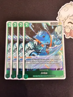 4x EB04-015 Jinbe R Playset -One Piece TCG- The Azure Sea's Seven English - Image 1