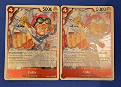 One Piece CCG Koby PRB02-001 English X 2 NM - Image 1