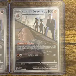 Pokemon Diglett 47, Dugtrio 19, Team Rocket's Dugtrio 239 x2 - 4 Card Lot - Image 3