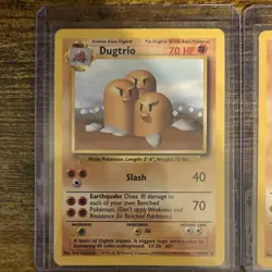 Pokemon Diglett 47, Dugtrio 19, Team Rocket's Dugtrio 239 x2 - 4 Card Lot - Image 4