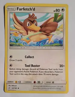 Pokemon Farfetch'd 127/181 (Basic Card) Sun & Moon - Team Up - Image 1