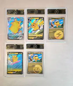 OCD 10 Full Set Chinese Exclusive Pikachu Pokemon Cards Lot*5 Gengar JL89 - Image 1