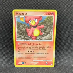 Magby 88/123 Regular MP. Mysterious Treasures 2007 Pokemon card - Image 1