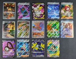 Lot of 14 Pokemon Illustration Rare and Ultra Rare Cards - Image 1