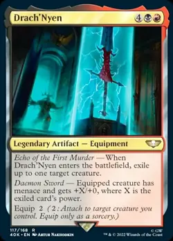 1x Drach'Nyen NM-Mint, English Commander: Universes Beyond: Warhammer 40,000 MTG - Image 1