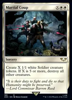 1x Martial Coup NM-Mint, English Commander: Universes Beyond: Warhammer 40,000 M - Image 1