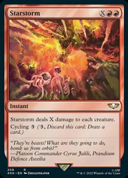 1x Starstorm NM-Mint, English Commander: Universes Beyond: Warhammer 40,000 MTG - Image 1