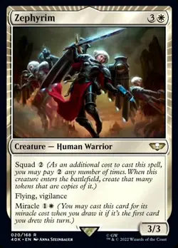 1x Zephyrim NM-Mint, English Commander: Universes Beyond: Warhammer 40,000 MTG M - Image 1