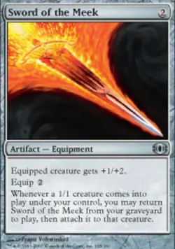 1x Sword of the Meek NM-Mint, English Future Sight MTG Magic - Image 1