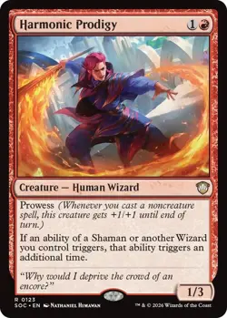 MTG Secrets of Strixhaven Commander - Harmonic Prodigy - Image 1