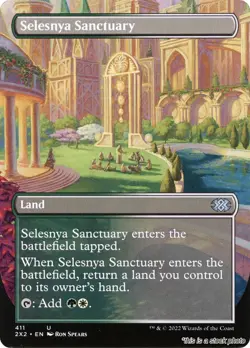 Selesnya Sanctuary (Borderless) [2X2 - 411] - NM TCG MTG - Image 1